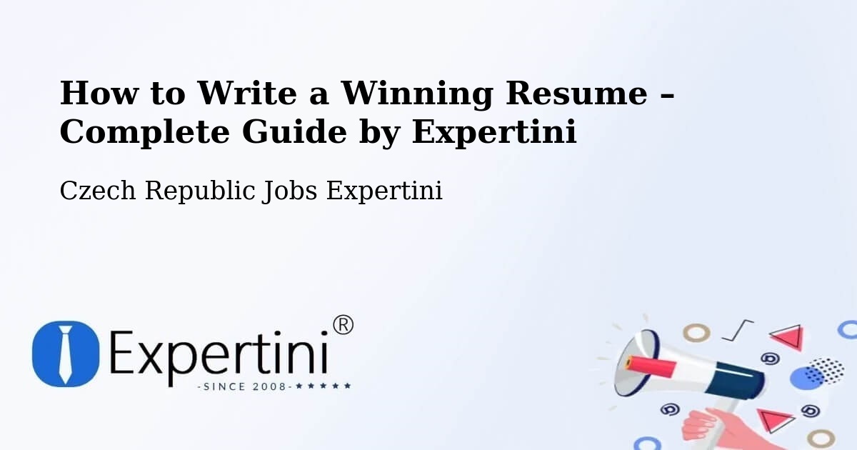Resume Writing Guide for Job Seekers – Hostouň - Hostouň, Czech Republic Jobs Expertini